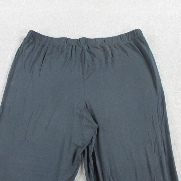 SKIMS Sleep Pajama Pants Womens 2X Black Modal Stretch Lounge Relaxed Drawstring - Picture 5 of 11